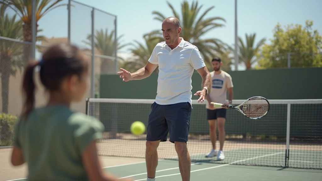 مدرب تنس يوضح تقنيات التحكم والدقة في الضربات المختلفة